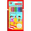 STABILO Trio thick - 12 crayons de couleur + 1 taille crayon