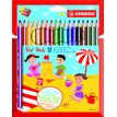 4006381357784-STABILO Trio thick - 18 crayons de couleur + 1 taille crayon-P_79396632_1-0