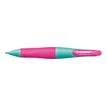 STABILO EASYergo - Porte mines avec 3 mines - HB - 1,4 mm - rose/turquoise - droitier