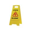 2012348208374-PLG - Panneau de signalisation attention / sol glissant - jaune - pliable-P_79396946_1-0
