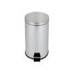 3700008512761-Techline - Poubelle à pédale inox 20L - couvercle basculant-P_79397325_1-0