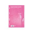 Calligraphe - feuilles simples A4 - 100 pages - grands carreaux (Seyes) - perforées - rose