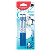 Maped Marker'Peps - Pack de 2 marqueurs effaçables - pointe fine - bleu