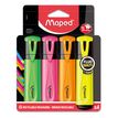 Maped Fluo Peps Classic - Pack de 4 surligneurs - couleurs assorties