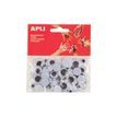 8410782132646-Apli - 100 Adhésifs décoratifs - modèles "yeux" - noir ovale-P_79398822_1-0
