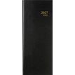 5412303101158-Agenda long Lima Saturnus - 1 jour par page - 12,8 x 33 cm - noir - Brepols--0