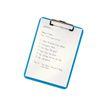 Leitz - Porte-bloc A4 - pour 80 feuilles - bleu métallisé