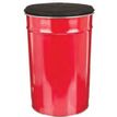 3219090809456-Pierre Henry - Poubelle pouf 33L - métal - rouge-P_79401093_1-0
