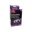 3584770889517-cartouche compatible Brother LC223 - Pack de 5 - noir x2, cyan, magenta, jaune - UPrint-P_79401409_1-0