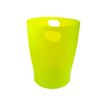 Exacompta Ecobin - Corbeille à papier 15L - vert anis translucide