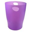 Exacompta Ecobin - Corbeille à papier 15L - violet translucide