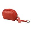3338800030000-Quo Vadis - Mini porte-clés/porte-monnaie - Goya - Rouge - 7,5x4x7 cm - Cuir pleine fleur de vachette--0
