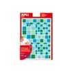 8410782135289-Apli - 6 feuilles gommettes carrées - bleu / vert-P_79405814_1-0