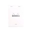 3037920132013-Rhodia Basics - Bloc notes N°13 - 10 x 15 cm - 160 pages - petits carreaux - 80g - blanc-P_79406643_2-0