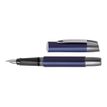 Online Campus - Stylo plume - encre bleue - 0.5 mm - corps bleu