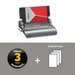 043859512157-Fellowes Quasar-E 500 - machine à relier / relieuse perforeuse éléctrique - perfore 22 feuilles - rel--6