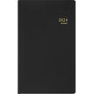 Agenda Krasiva - 1 jour par page - 10 x 16,5 cm - noir - Brepols