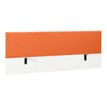 3483600495129-Écran de séparation pour bureau SUNDAY - L120 x H60 - tissu mandarine-P_79408102_1-0