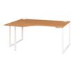 3483600495242-Bureau compact gauche - SUNDAY - noyer - pieds cadre-P_79408114_1-0