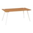 3483600495303-Bureau - SUNDAY - noyer - L 140 cm - pieds trapèze-P_79408117_1-0