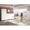 3483600495624-Bureau SUNDAY - 160 cm - Pieds cadre - Blanc-P_79408143_2-1