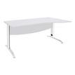 3253310150638-Bureau droit IDRA - Vague à droite - L140 cm - Pieds blancs - plateau Blanc-P_79408692_1-0