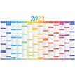 3664447118369-Oberthur Nuance - Calendrier 14 mois par face - planisphère au verso - 41 x 67 cm-P_79408776_1-0