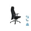 3660916034154-Fauteuil de bureau GOXOA - accoudoirs réglables - appui-tête intégré - tissu noir-P_79408883_1-0