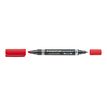 4007817186305-STAEDTLER Lumocolor duo - marqueur biseau double pointe - permanent - rouge - 1.5- 4 mm / 0-P_79408907_1-0