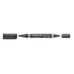 4007817186398-STAEDTLER LUMOCOLOR Duo - Marqueur permanent - double pointe fine et biseautée - noir-P_79408910_1-0