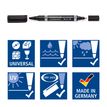 4007817186398-STAEDTLER LUMOCOLOR Duo - Marqueur permanent - double pointe fine et biseautée - noir-P_79408910_5-4