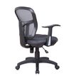 3760185027557-Fauteuil de bureau PHOENIX - accoudoirs fixes - Gris-P_79408940_4-3