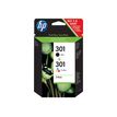 0889894508898-HP 301 - Pack de 2 - noir et 3 couleurs - cartouche d'encre originale (N9J72AE)-P_79409109_9-12