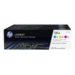 0888182055885-HP 131A - pack de 3 - jaune, cyan, magenta - cartouche laser d'origine (U0SL1AM)-P_79409265_11-19