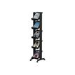 3660141880540-Présentoir mobile Corner - 5 tablettes pour documents format 24 x 32 cm - noir-P_79409436_1-0