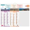 3592930026689-Calendrier bancaire année civile BOUCHUT "4 Saisons - Effaçable" 43 x 55 cm + 1 feutre effaçable Pef--1
