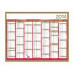 3371017525365-Quo Vadis - Calendrier mural - Français - Classic - Jaune - 14 mois de décembre à janvier - 43x33,5 cm - Papier Clairefontaine b-P_79410343_3-2