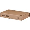 Boîte postale d'expédition format XS - 24,5 cm x 14,5 cm x 3,3 cm - kraft - Logistipack