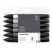 884955071045-ProMarker - Pack de 6 marqueurs double pointe - tons neutres-P_79412312_2-0