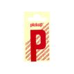 8711234223159-Pickup - Étiquette autocollante - 90 mm - Lettre P - rouge brillant-P_79413025_1-1