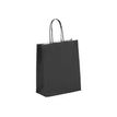 2130858206496-50 Sacs cadeau kraft - poignées torsadées - 18 cm x 8 cm x 22 cm - noir-P_79414217_2-1