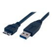 MCL Samar - câble USB 3.0 type A (M) vers micro USB type B (M) - 3 m