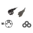 3700224714192-MCL Samar - câble d'alimentation 2 pôles + terre (M) vers fiche tripolaire C5 (F) - 2 m-P_79414722_1-0