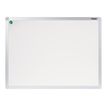 DAHLE - Tableau blanc émaillé 100 x 200 cm - magnétique - cadre alu renforcé