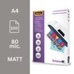 0043859522330-Fellowes - 100 pochettes de plastification A4 (216 x 303 mm) - 80 microns - mate--1
