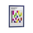 Durable Duraframe - Cadre d'affichage adhésif - A4 - bleu
