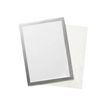 Durable Duraframe Grip -  Cadre d'affichage auto-agrippant - A4 - argent - pour les surfaces en tissu