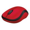 Logitech M220 - souris sans fil silencieuse - rouge