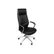 3760185028134-Fauteuil de bureau BRADLEY - accoudoirs fixes - appui-tête intégré - Noir-P_79417781_1-0