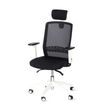 3760185028653-Fauteuil de bureau SCOTT - accoudoirs réglables - appuie-tête réglable - noir base blanc-P_79417782_2-1